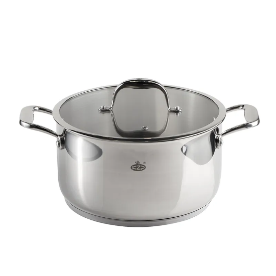 تصویر قابلمه استیل KZP سایز ۲۴ | فروشگاه ثمین