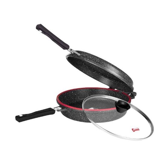 تابه رژیمی گرانیتی کاندید سایز ۲۸ مدل دوطرفه گرد مناسب پخت سالم و بدون روغن | کالای آشپزخانه ثمین