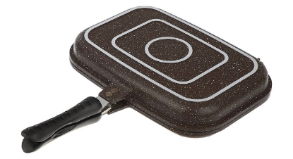 تابه رژیمی گرانیتی کاندید سایز ۳۴ مدل دوطرفه مستطیلی مناسب پخت سالم | کالای آشپزخانه ثمین