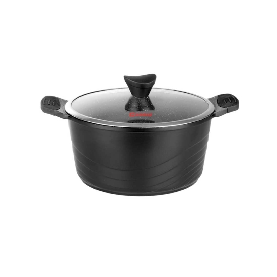 نمای نزدیک قابلمه گرانیتی اوشن 28 سه رنگ کاندید | کالای آشپزخانه ثمین