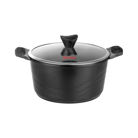 نمای نزدیک قابلمه گرانیتی اوشن 32 سه رنگ کاندید | کالای آشپزخانه ثمین