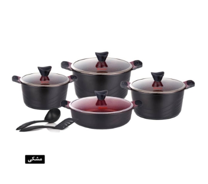 تصویر  سرویس قابلمه 10 پارچه گرانیتی کاندید مدل اوشن در 5 رنگ