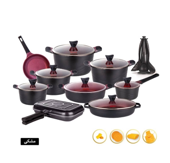 تصویر  سرویس 30 پارچه گرانیتی کاندید مدل اوشن