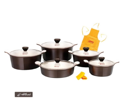 تصویر  سرویس 10 پارچه بایوگرانیت کاندید مدل اسکار