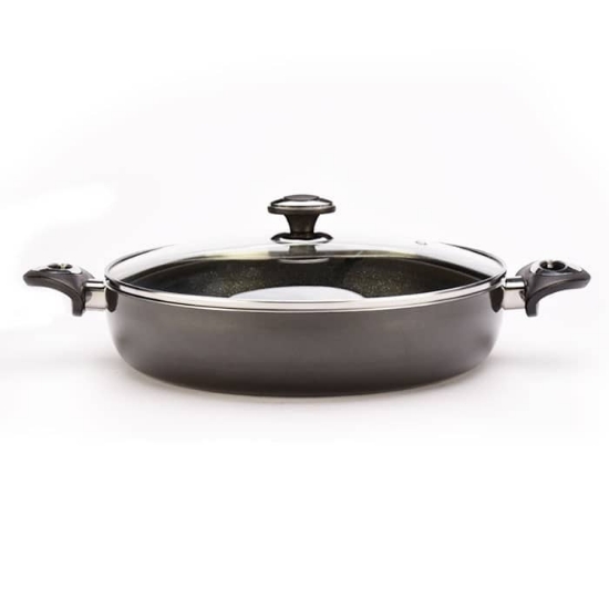 تصویر  تابه دو دسته درب دار گرانیتا زرساب سایز 32