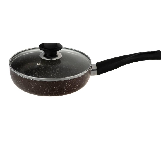 تصویر  تابه تک دسته درب دار گرانیت زرساب مدل ویولت سایز 20