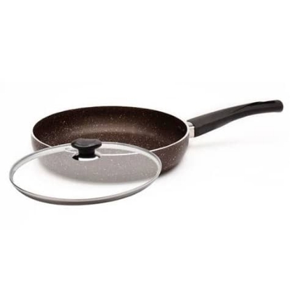 تصویر  تابه تک دسته درب دار گرانیت زرساب مدل ویولت سایز 24