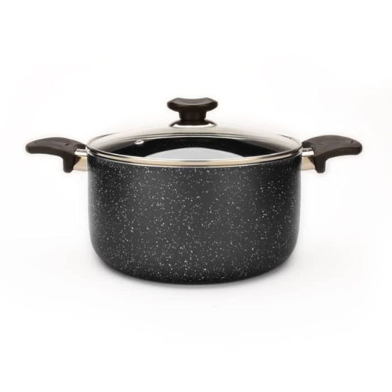 تصویر  قابلمه گرانیت زرساب مدل ویولت  سایز 26