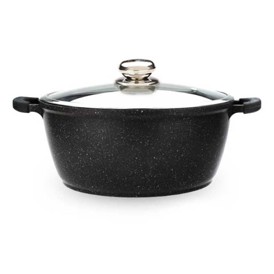 تصویر  قابلمه گرانیت زرساب مدل گریپ سایز 32