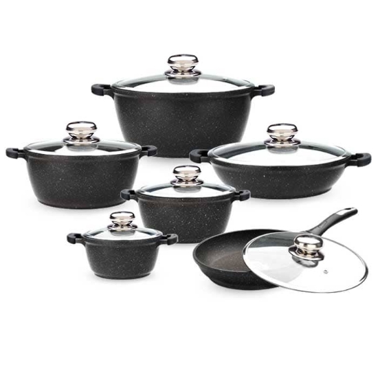 تصویر  سرویس 12 پارچه گریپ زرساب