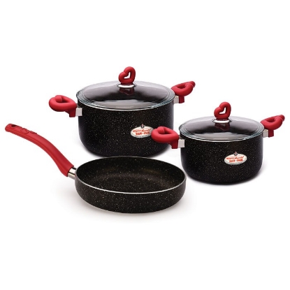 تصویر  سرویس 5 پارچه دستگیره قلبی زرساب