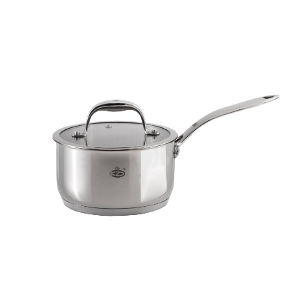 تصویر  قابلمه استیل KZP سایز 16 (تک دسته -شیرجوش )