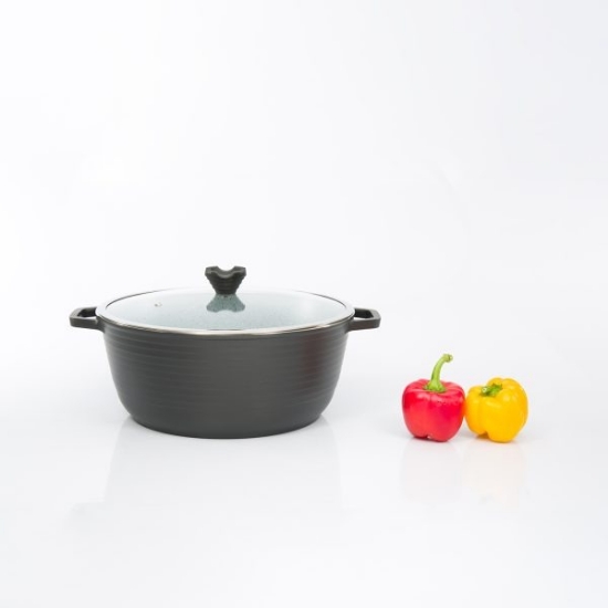 تصویر  قابلمه عروس مدل کلاسيک خطی سایز 32