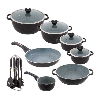 تصویر  سرویس 18 پارچه عروس مدل کلاسيک خطی