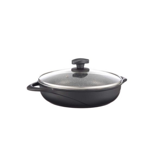 تصویر  تابه دو دسته درب دار عروس مدل ویکتوریا سایز 28