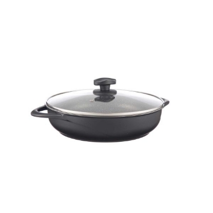 تصویر  تابه دو دسته درب دار عروس مدل ویکتوریا سایز 30