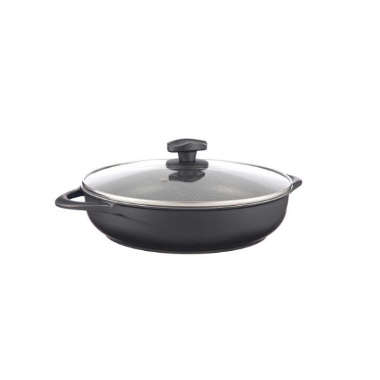 تصویر  تابه دو دسته درب دار عروس مدل ویکتوریا سایز 30