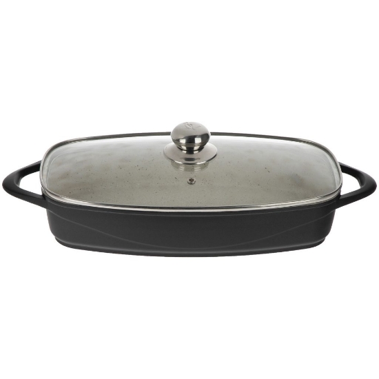 تصویر  تابه ماهی درب دار عروس مدل ویکتوریا سایز متوسط