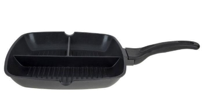 تصویر  تابه عروس مدل استیک پز سه قسمتی سایز 28