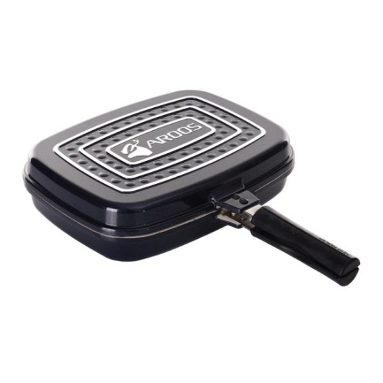 تصویر  تابه دو طرفه عروس مدل رژیمی مستطیل سایز ۳۲